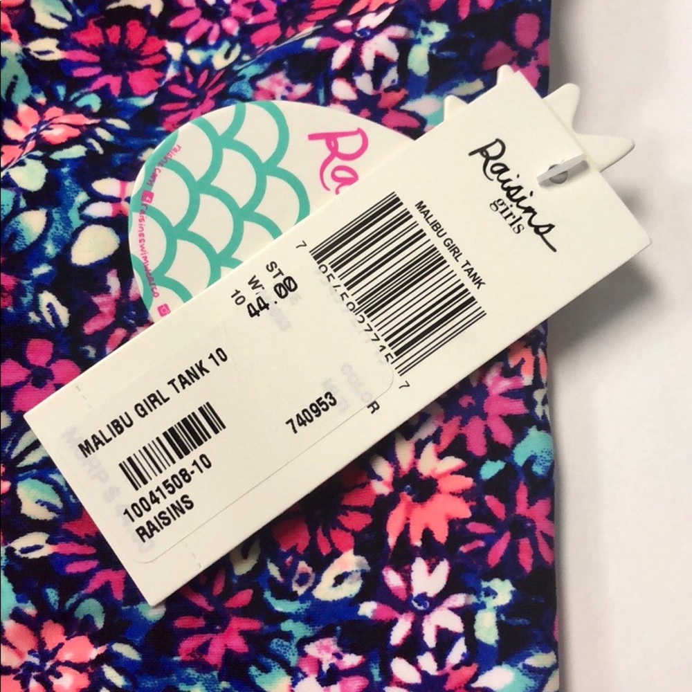 BNWT Girls Raisins One Piece Swimsuit Size 10 - Picture 4 of 7